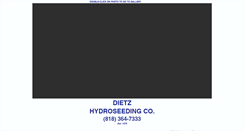Desktop Screenshot of dietzhydroseeding.com